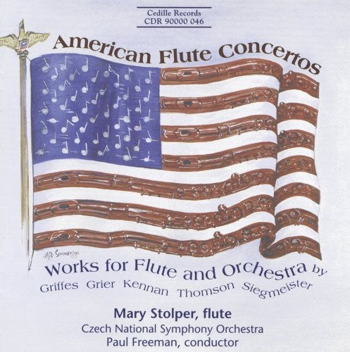 Stolper,mary / Czech Nat'l Sym Orch / Freeman,paul - American Flute Ctos: Wrks For Flute & Orchestra - Music CD