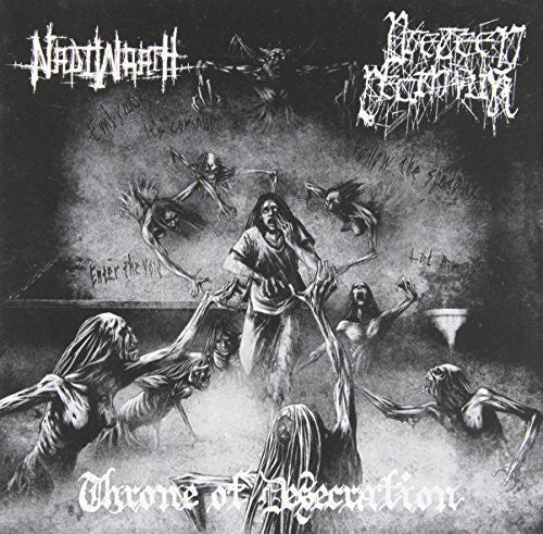 Nadiwrath / Preteen Deathfuk - Throne Of Desecration - Music CD