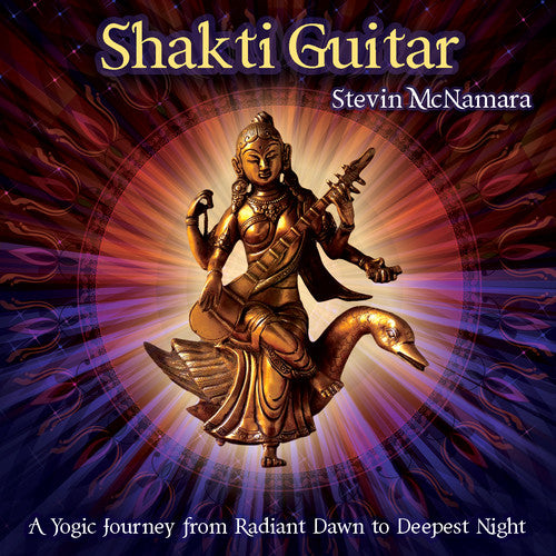 the album cover for STEVIN MCNAMARA - Shakti Guitar: A Yogic Journey from Dawn to Deepes