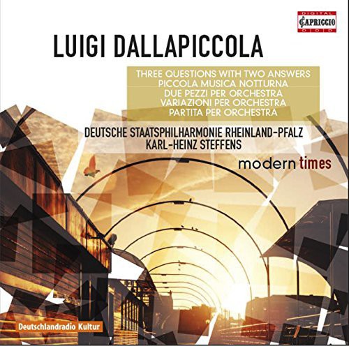 the album cover for Dallapiccola / Ezenarro / German Phil Orch - Orchestral Pieces