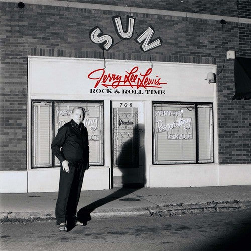 the album cover for Jerry Lee Lewis - Rock & Roll Time