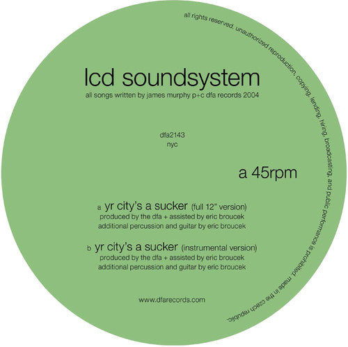 Lcd Soundsystem - Yr City's A Sucker - Vinyl Record