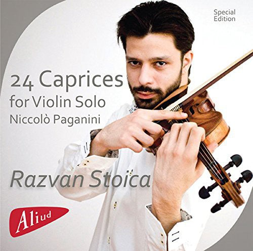 the album cover for Paganini / Razvan Stoica - 24 Caprices for Violin Solo