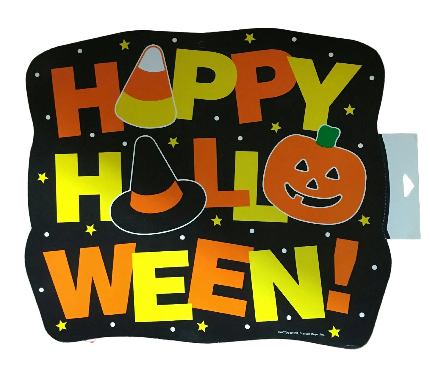 14x12" Happy Halloween Cardstock Party Paper Wall Window Decoration Decor