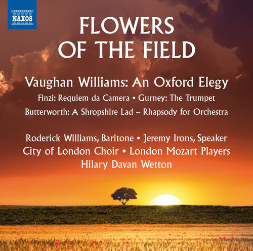 the album cover for Williams / Finzi / Irons - Flowers of the Field