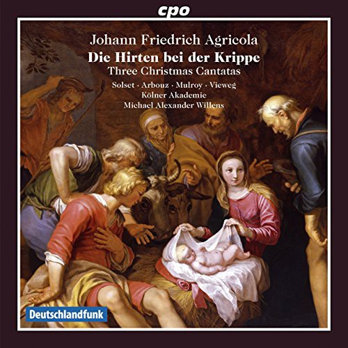 the album cover for Johann Agricola - Christmas Oratorio
