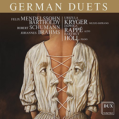 the album cover for Mendelssohn / Schumann - German Duets