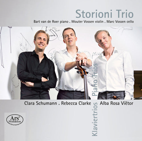 the album cover for Schumann / Clarke / Vietor - Pno Trios