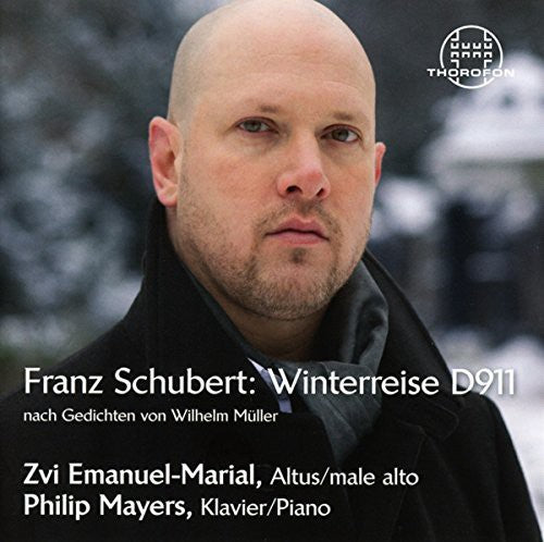 the album cover for Schubert / Emanuel-Marial / Mayers - Winterreise D. 911