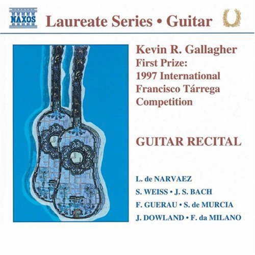 the album cover for Kevin R. Gallagher - First Prize: 1997 Int'l Francisco Tarrega Comp