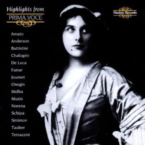 the album cover for Highlights From Prima Voce / Various - Highlights from Prima Voce / Various
