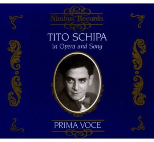 the album cover for Tito Schipa - In Opera & Song