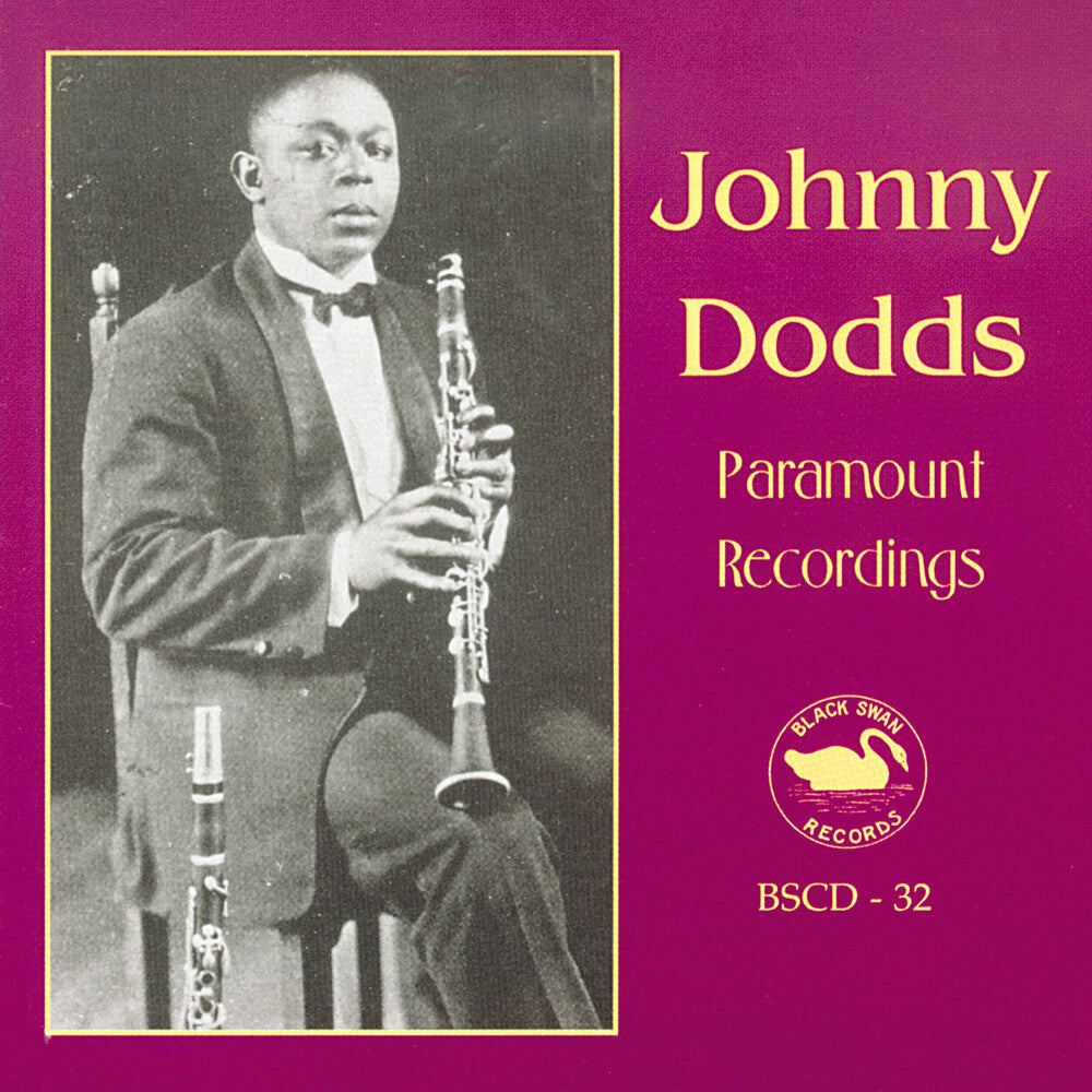the album cover for Johnny Dodds - Paramount Recordings, Vol.1