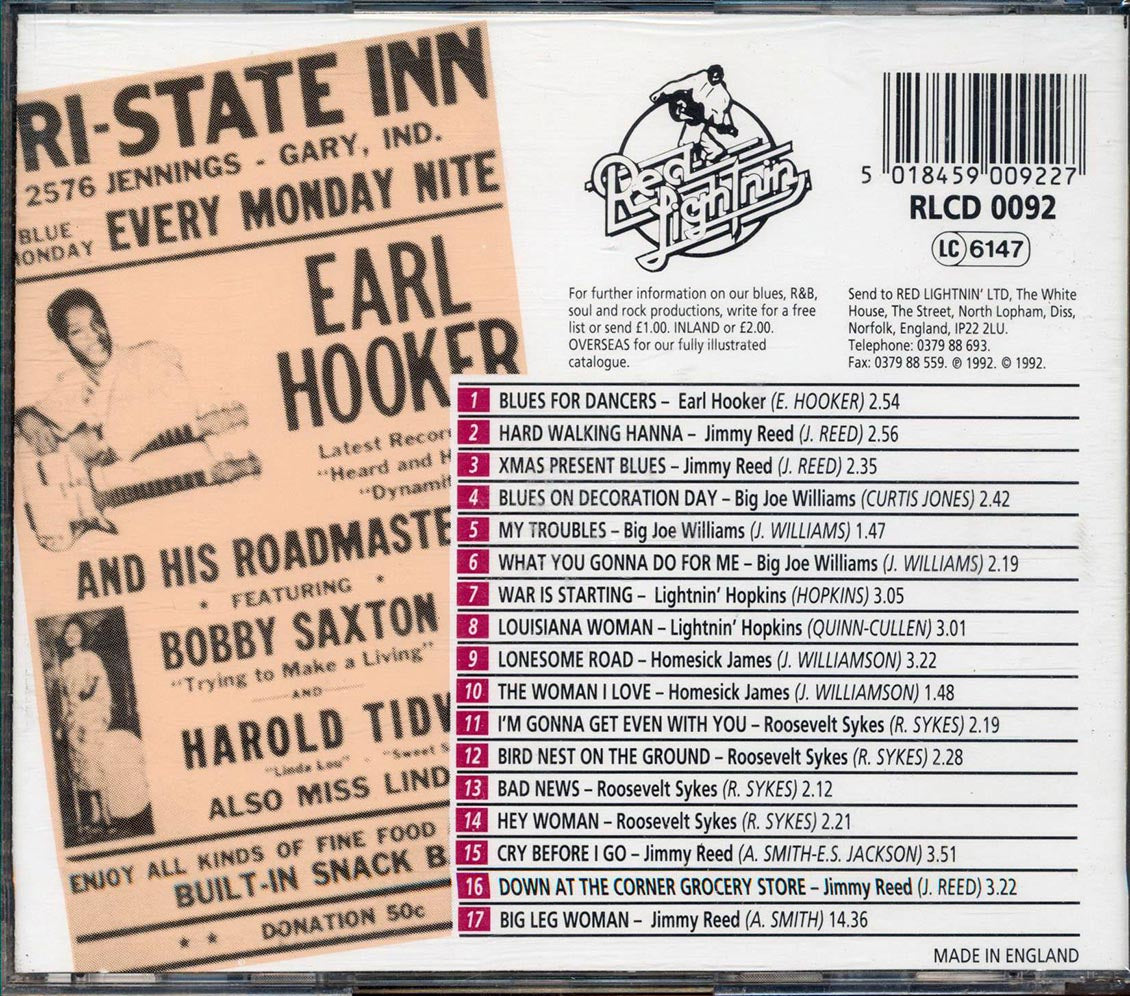 Earl Hooker, Jimmy Reed, Big Joe Williams, Etc. - Big Boss Men Music CD