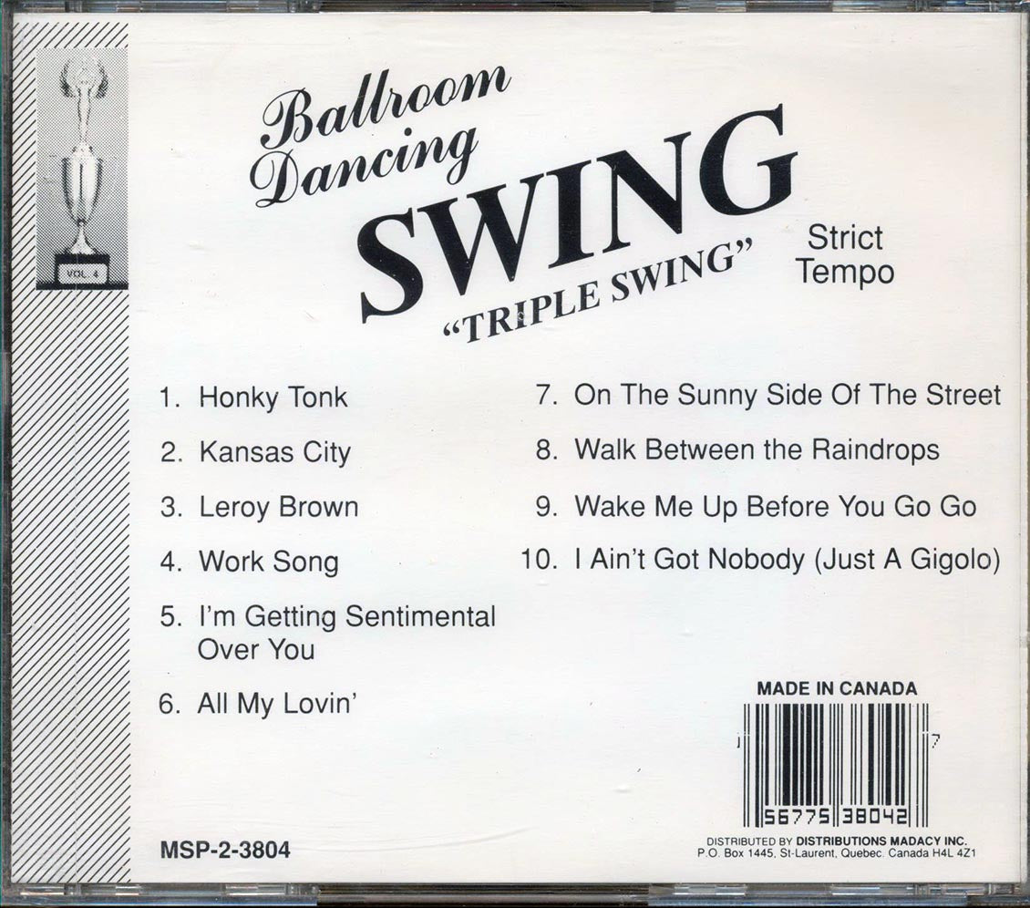 Francisco Montaro Ensemble - Ballroom Dancing: Triple Swing Music CD