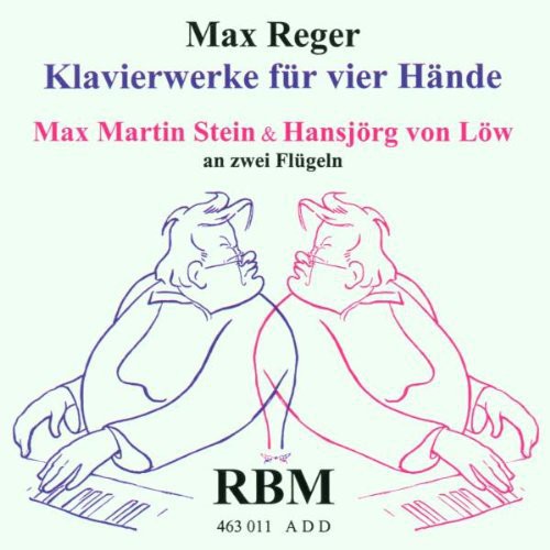 Regermax - Piano Pieces For 4 Hands - Music CD