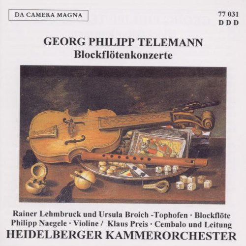 Telemann / Lehmbruck - Cons For Recorder - Music CD