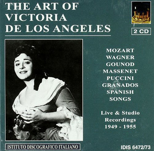 the album cover for Victoria De Los Angeles - Vocal Recital