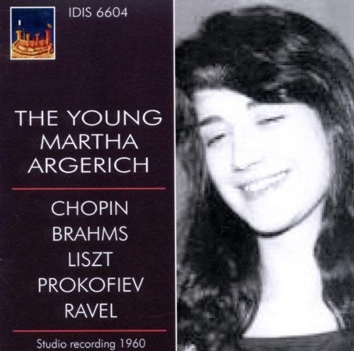 the album cover for Martha Argerich - Young Martha Argerich