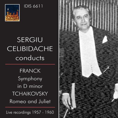 the album cover for SERGIU CELIBIDACHE - Sergiu Celibidache Conducts