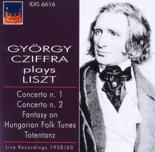 the album cover for György Cziffra - Gyorgy Cziffra Plays Liszt