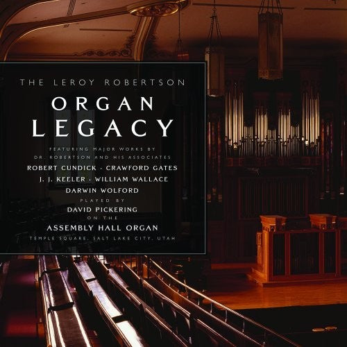 the album cover for David Pickering - Leroy Robertson Organ Lega