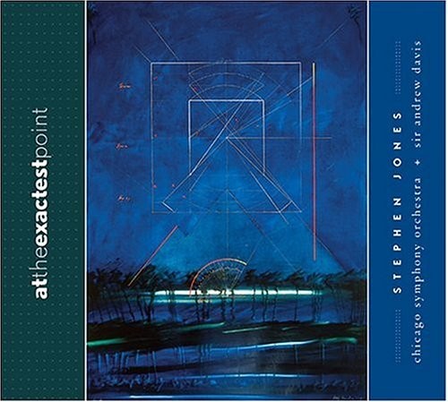 the album cover for Jones / Chicago Sym Orch - At the Exactest Point