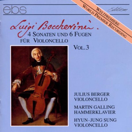 Boccherini / Gerrger / Galling / Hammerklavier - Cello Stas: #2 In C; #7 In B; 6 Fugues; Et Al - Music CD