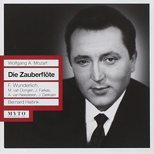 the album cover for Mozart / Wunderlich / Dersksen / Farkas / Haitink - Die Zauberflote