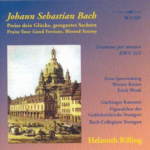 Bach / Spoorenberg / Bach Collegium / Rilling - Praise Your Good Fortune - Music CD