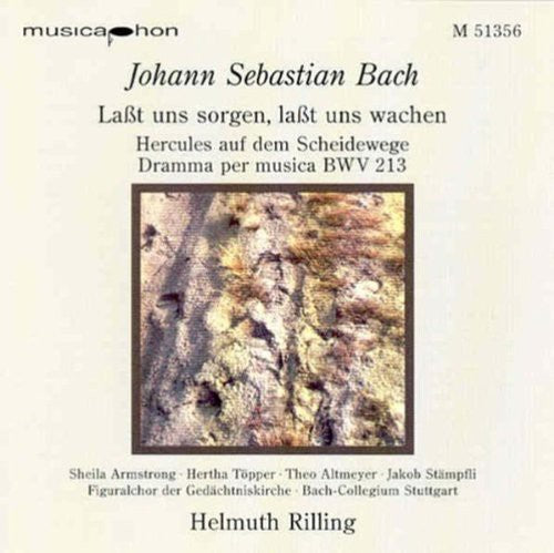 the album cover for Helmuth Rilling - Lasst Uns Sorgen Lasst Uns Wachen