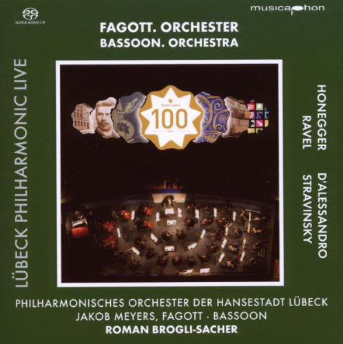 the album cover for Roman Brogli-Sacher - Lubeck Philharmonic Live 3