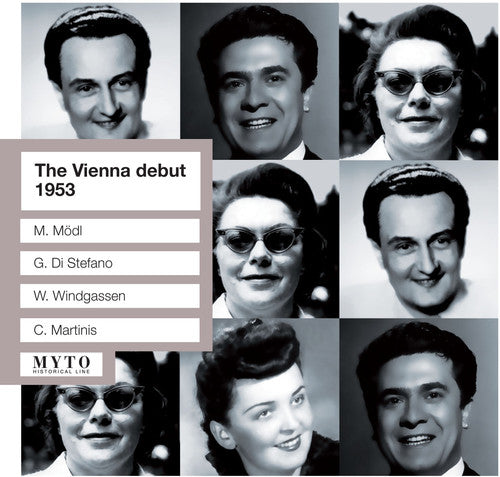 the album cover for Di Stefano / Ponchielli / Verdi / Schuchter - Vienna Debute 1953