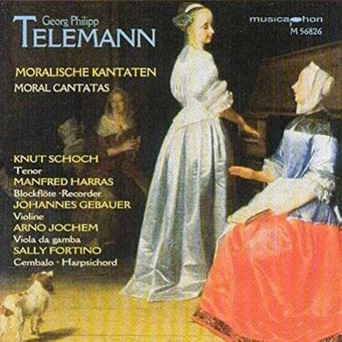 the album cover for Telemann / Knut Schoch / Harras,Manfred / Fortino - Moral Cantatas / Generalbassubungen