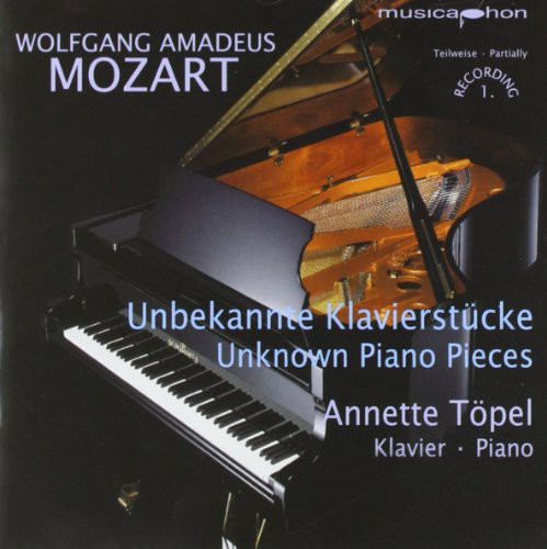 Mozart / Topel - Unknown Piano Pieces - Music CD