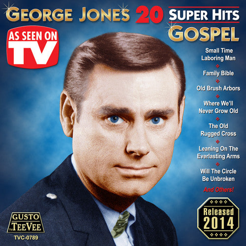 the album cover for George Jones - 20 Super Hits Gospel
