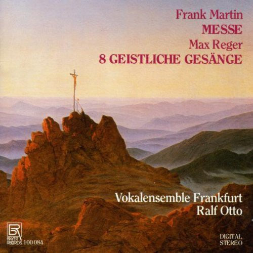 the album cover for Martin / Reger / Otto - Messe / 8 Geistliche Gesange