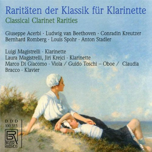 the album cover for Romberg / Beethoven / Spohr - Rare Clarinet Pieces