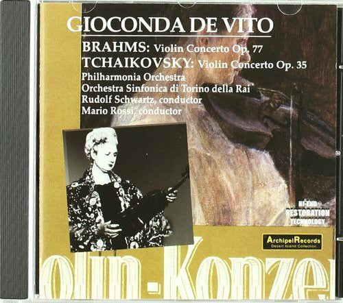 the album cover for GIOCONDA DE VITO - VLN Konzert Tschaikowsy