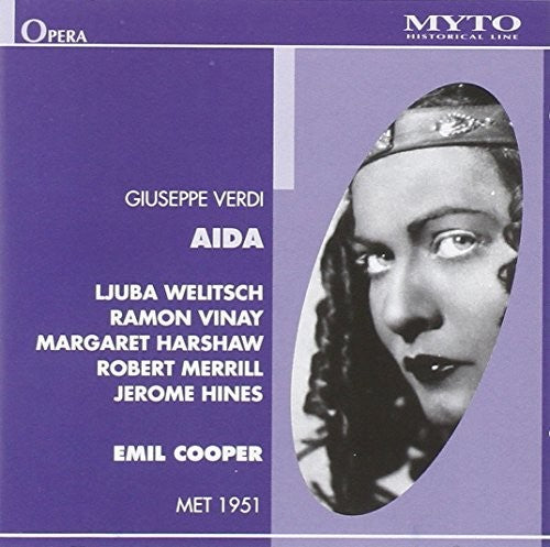 the album cover for Verdi / Welitsch - Aida: Welitsch-Vinay-Harshaw