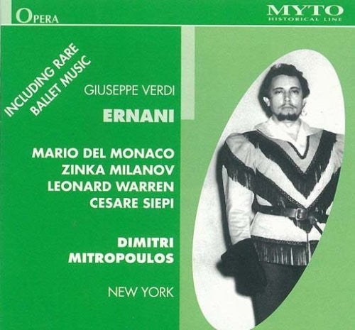 the album cover for Verdi / Del Monaco - Del Monaco-Warren