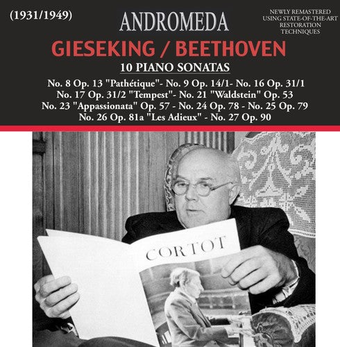 the album cover for Beethoven / Gieseking - Klaviersonaten 8916172