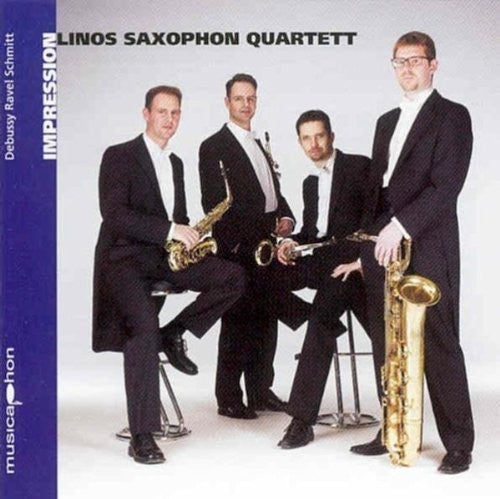 the album cover for Linos Saxophone Quartet - STR QRT