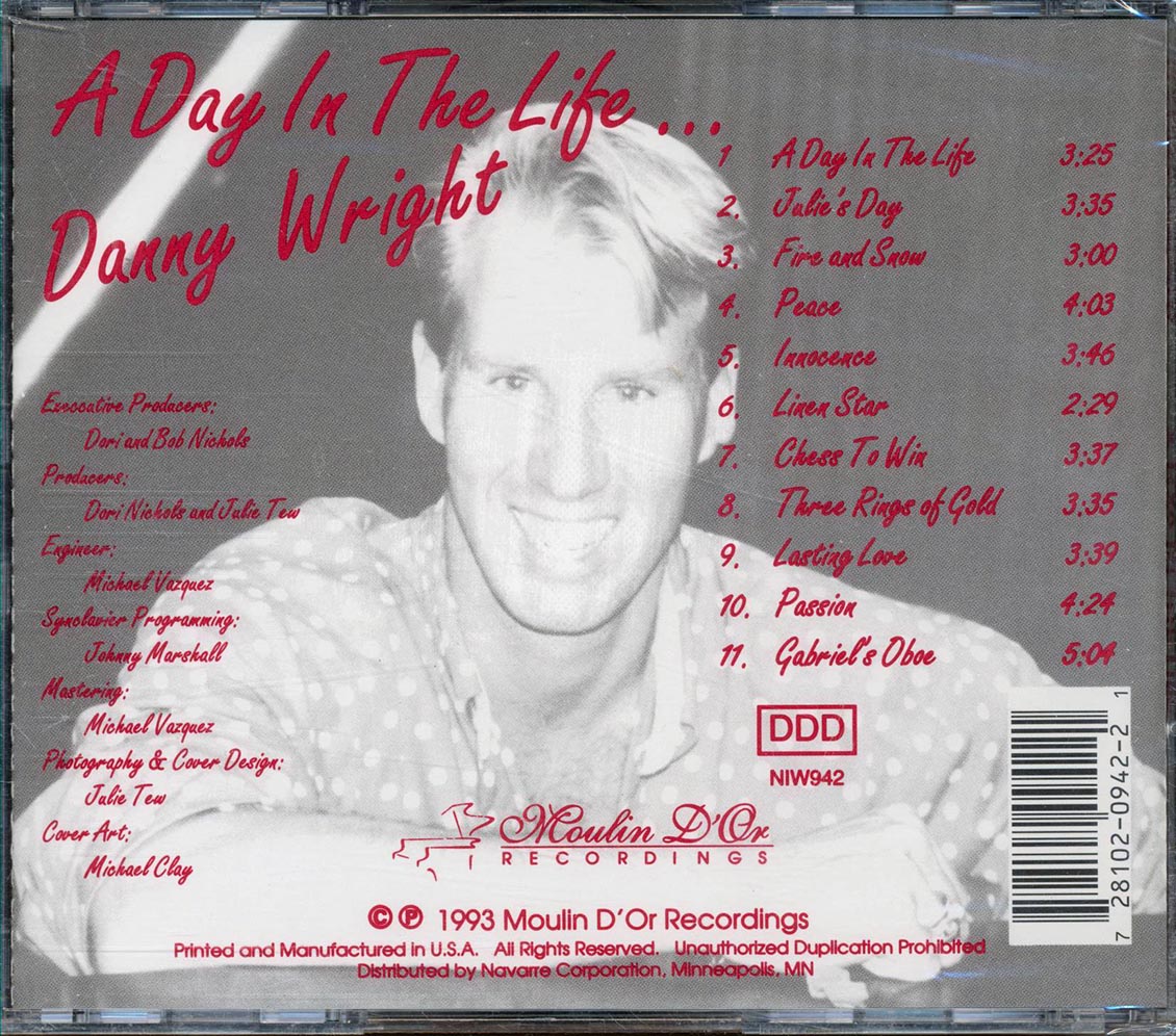 Danny Wright - A Day In The Life Music CD