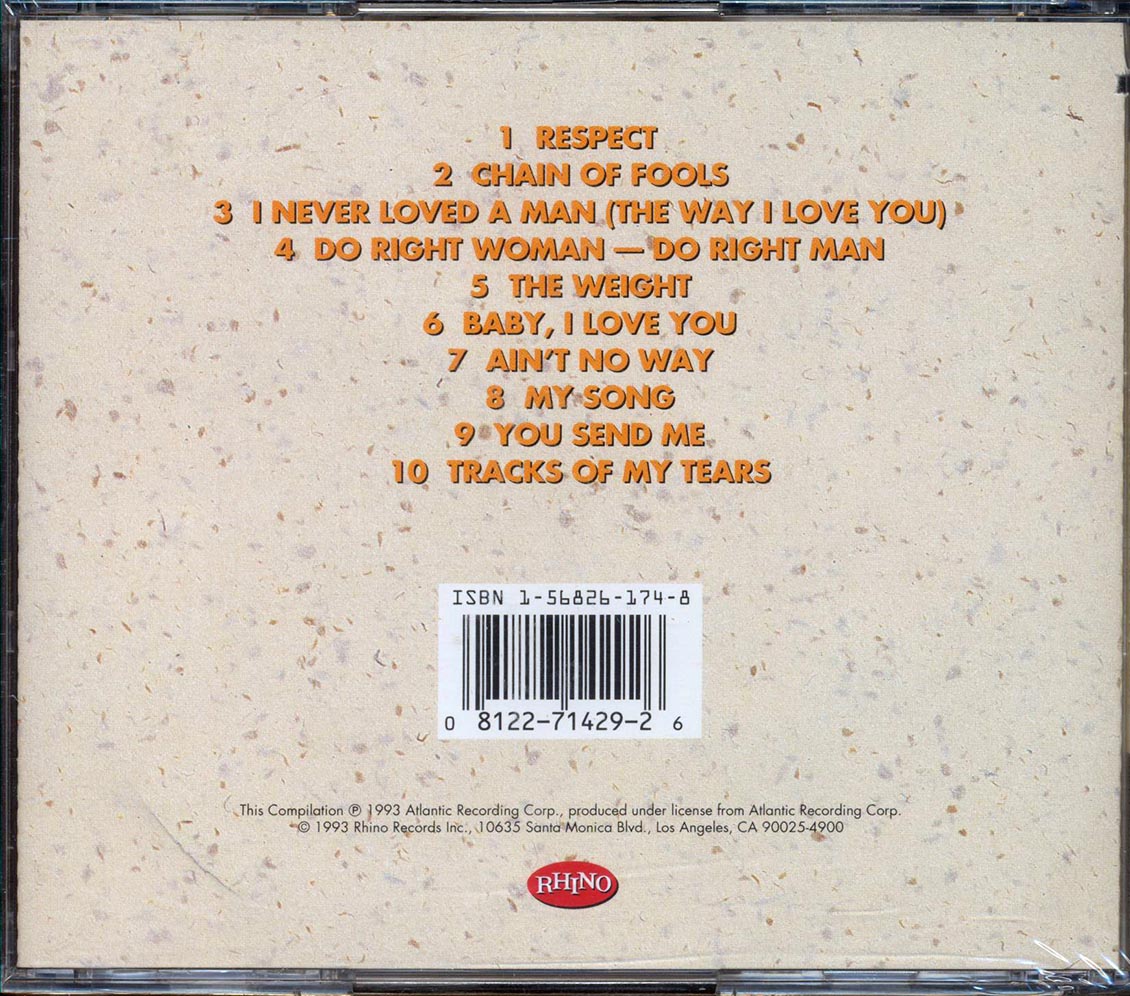 Aretha Franklin Chain Of Fools marked/ltd stock Music CD