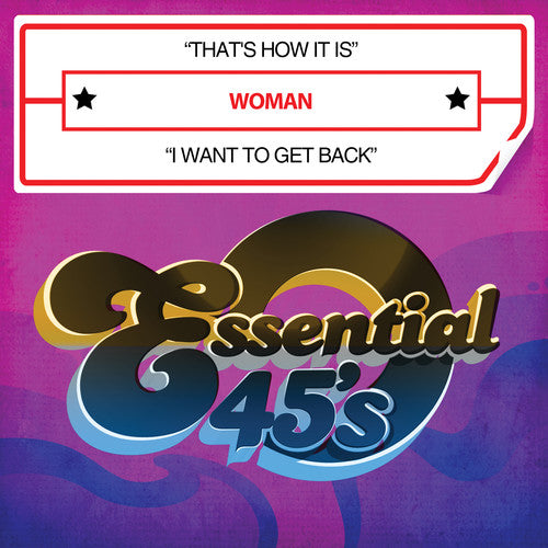 the album cover for Woman - That's How It Is / I Want to Get Back