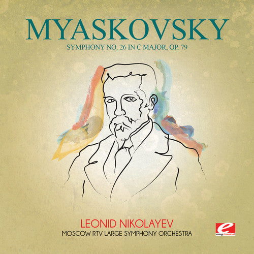 the album cover for Moscow RTV Large Symphony Orchestra - Myaskovsky: Symphony No 26 in C Major Op 79