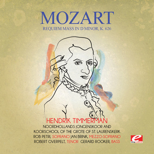 the album cover for Mozart - Requiem Mass in D minor K. 626