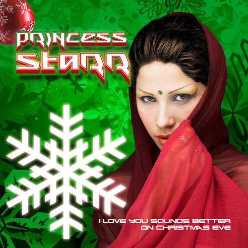 the album cover for Princess Starr - I Love You Sounds Better on Christmas Eve