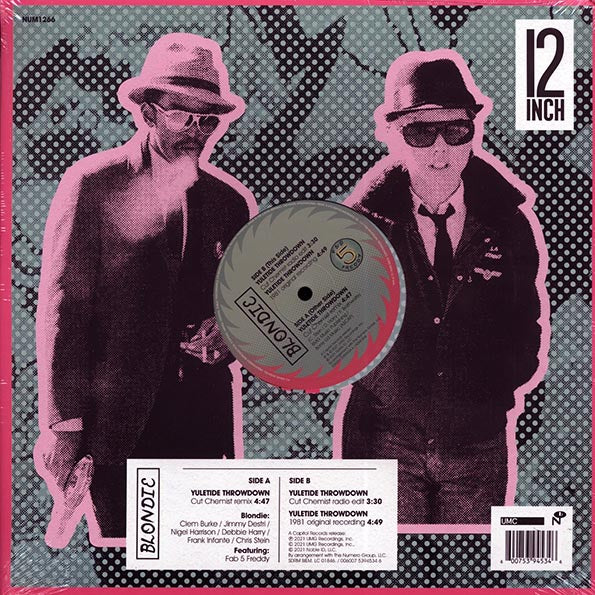 Blondie Fab 5 Freddy Yuletide Throwdown EP Vinyl Record